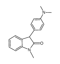 3-(4-(dimethylamino)phenyl)-1-methylindolin-2-one结构式