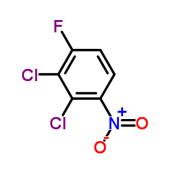 2,3-Dichloro-4-Fluoronitrobenzene结构式