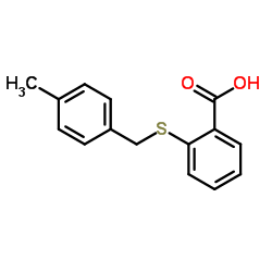 2-((4-Methylbenzyl)thio)benzoic acid picture