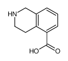 1,2,3,4-Tetrahydro-isoquinoline-5-carboxylic acid Structure