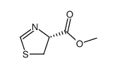 4-Thiazolecarboxylicacid,4,5-dihydro-,methylester,(4R)-(9CI) Structure