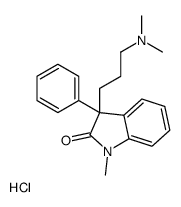 dimethyl-[3-(1-methyl-2-oxo-3-phenylindol-3-yl)propyl]azanium,chloride结构式