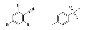 2,4,6-tribromobenzenediazonium tosylate Structure