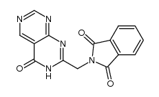 2-(4-oxo-3,4-dihydro-pyrimido[4,5-d]pyrimidin-2-ylmethyl)-isoindole-1,3-dione结构式