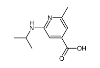 2-(Isopropylamino)-6-methylisonicotinic acid结构式