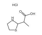 2-(thiazolidin-2-yl)propionic acid hydrochloride结构式