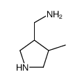 4-Methyl-3-PyrrolidineMethanamine结构式