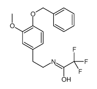 N-Trifluoroacetyl-4-benzyloxy-3-methoxyphenethylamine structure