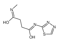 N-methyl-N'-(1,3,4-thiadiazol-2-yl)butanediamide Structure