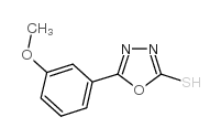 5-(3-METHOXYPHENYL)-1,3,4-OXADIAZOLE-2-THIOL结构式