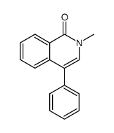 2-methyl-4-phenylisoquinolin-1(2H)-one结构式