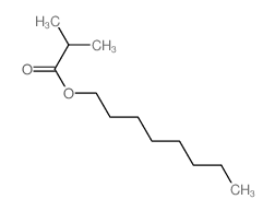 Propanoic acid,2-methyl-, octyl ester structure
