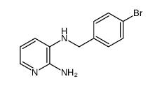 N3-(4-Bromo-benzyl)-pyridine-2,3-diamine structure