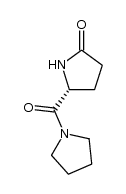 Pyrrolidine, 1-[(5-oxo-2-pyrrolidinyl)carbonyl]-, (R)- (9CI) structure