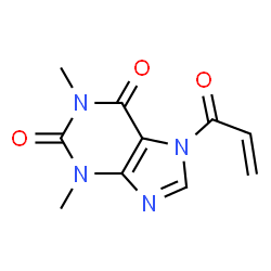 1H-Purine-2,6-dione,1,3-dimethyl-7-(1-oxo-2-propenyl)- (9CI)结构式