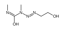 1-(2-hydroxyethyldiazenyl)-1,3-dimethylurea结构式