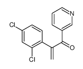 2-(2,4-dichlorophenyl)-1-pyridin-3-ylprop-2-en-1-one Structure