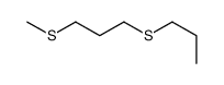 1-methylsulfanyl-3-propylsulfanylpropane结构式