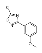5-chloro-3-(3-methoxyphenyl)-1,2,4-oxadiazole结构式