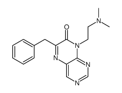 6-benzyl-8-[2-(dimethylamino)ethyl]pteridin-7-one结构式