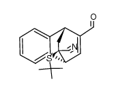 rel-(1R,4R,9R)-9-(tert-butylthio)-2-formyl-1,4-dihydro-1,4-ethanonaphthalene-9-carbonitrile结构式