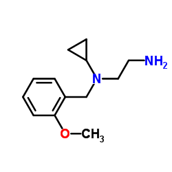 N-Cyclopropyl-N-(2-methoxybenzyl)-1,2-ethanediamine结构式