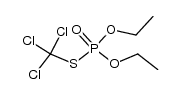 thiophosphoric acid O,O'-diethyl ester-S-trichloromethyl ester Structure