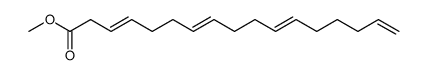 methyl heptadeca-3,7,11,16-tetraenoate Structure