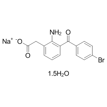 bromfenac sodium salt sesquihydrate structure