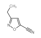 3-ethyl-5-isoxazolecarbonitrile(SALTDATA: FREE)结构式