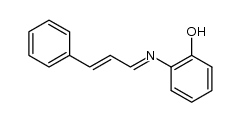 2-[(3-phenyl-2-propenylidene)amino]phenol Structure