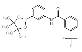 5-[3-(三氟甲基)苯甲酰胺]苯硼酸频哪酯图片