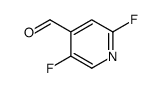 2,5-difluoropyridine-4-carbaldehyde structure