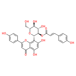 Vitexin2''-O-p-trans-coumarate Structure