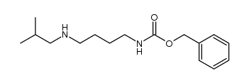 N-Phenylmethoxycarbonyl-N'-(2-methylpropyl)-1,4-diaminobutane结构式