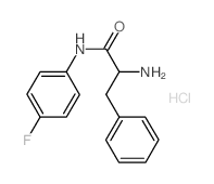 2-Amino-N-(4-fluorophenyl)-3-phenylpropanamide hydrochloride结构式
