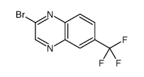 2-bromo-6-(trifluoromethyl)quinoxaline Structure