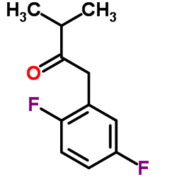 1-(2,5-Difluorophenyl)-3-methyl-2-butanone Structure