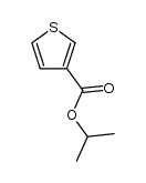 isopropyl 3-thienoate结构式