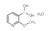 (2-METHOXYPYRIDIN-3-YL)BORONIC ACID HYDRATE structure