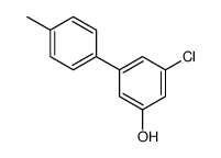 3-chloro-5-(4-methylphenyl)phenol结构式