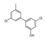 3-chloro-5-(3-chloro-5-methylphenyl)phenol结构式