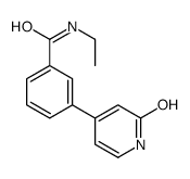N-ethyl-3-(2-oxo-1H-pyridin-4-yl)benzamide结构式