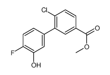 methyl 4-chloro-3-(4-fluoro-3-hydroxyphenyl)benzoate结构式