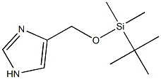 4-(((tert-butyldimethylsilyl)oxy)methyl)-1H-imidazole结构式