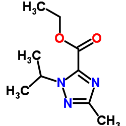 1H-1,2,4-Triazole-5-carboxylic acid, 3-Methyl-1-(1-Methylethyl)-, ethyl ester picture