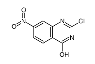 2-氯-7-硝基喹唑啉-4(3h)-酮结构式