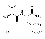 H-VAL-PHE-NH2 HCL Structure