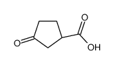 (1R)-3-oxocyclopentane-1-carboxylic acid Structure