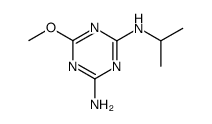 N-isopropyl-6-methoxy-[1,3,5]triazine-2,4-diamine结构式